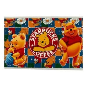 Pooh Starbucks Cup Decal